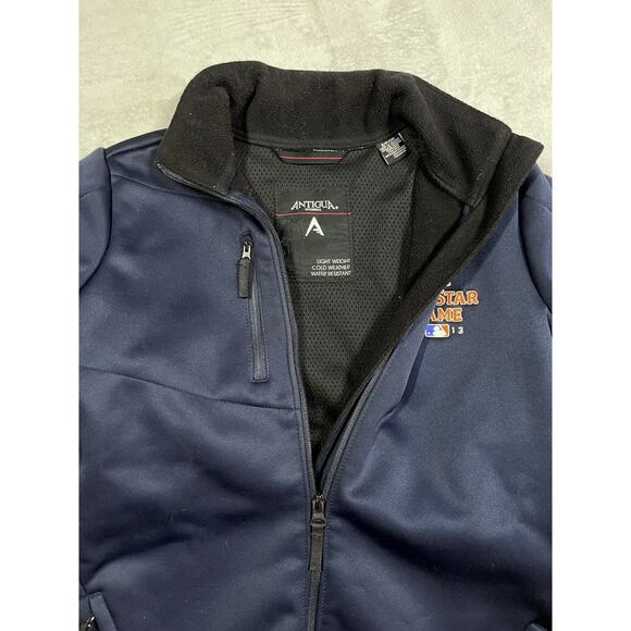 MLB All Star Game 2013 Antigua Sz Small Women Jacket Full Zip Navy Blue Baseball - Picture 8 of 16